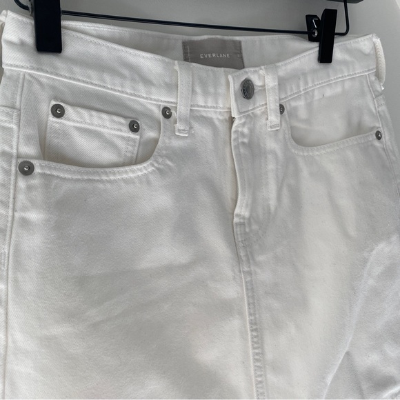 Everlane White Denim Mini Skirt- 25 - Picture 7 of 10